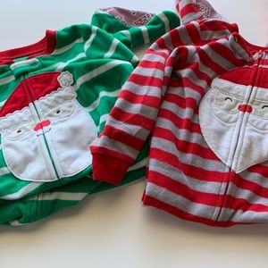 Christmas footie pajamas